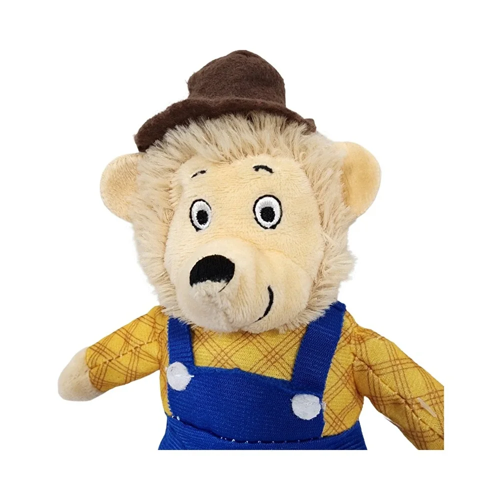 Berenstain Bears Plush‎ Louie Bear Farmer Overalls Hat Stuffed Animal Toy